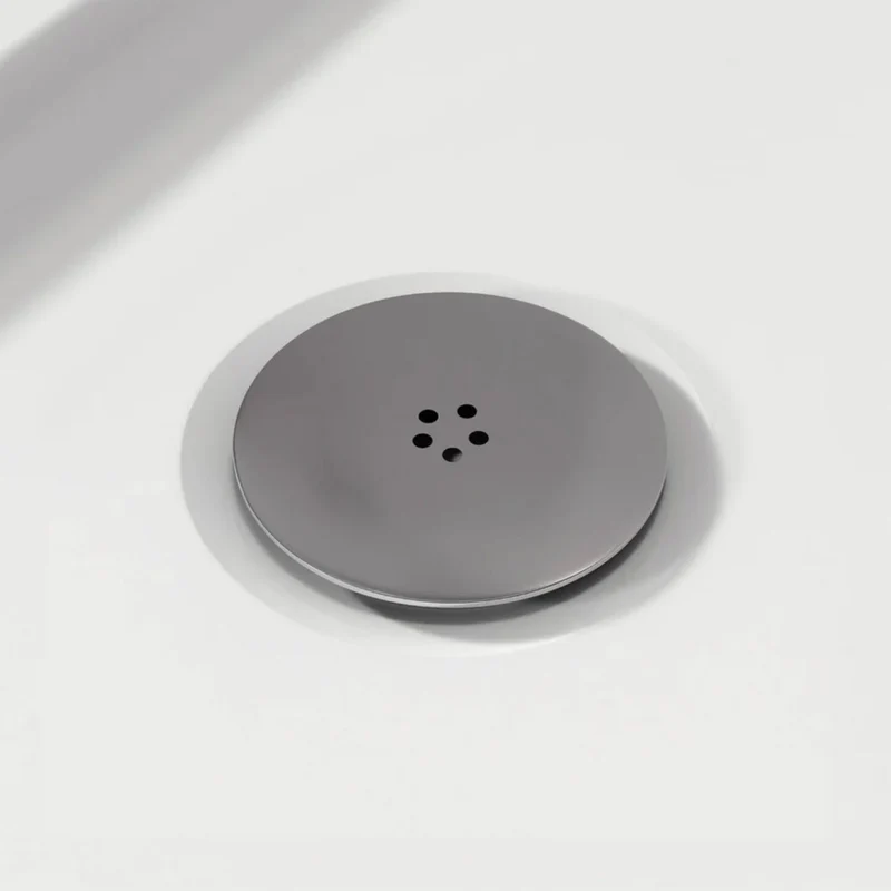 90mm Fast Flow Shower Tray Waste - Brushed Pewter