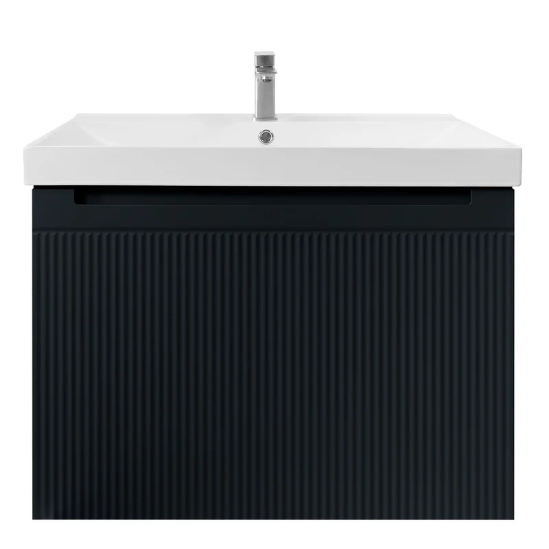Josef Martin Sophie 800mm Reeded Vanity Unit & Basin - Ember