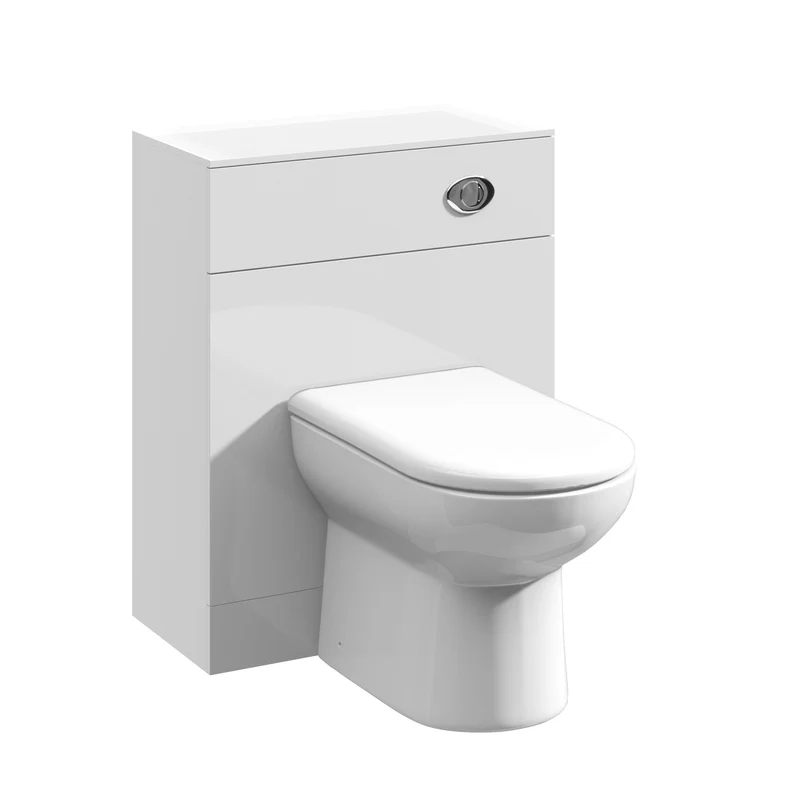 Nuie Mayford 600 x 330mm WC Unit (Without Cistern) - Gloss White