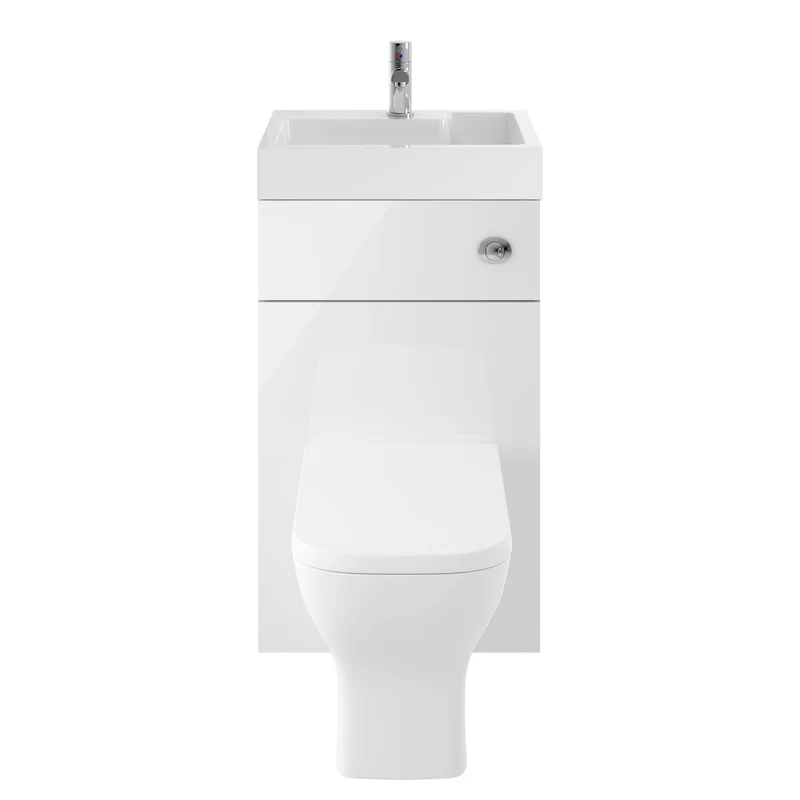 Cape 2 In 1 500 x 355mm WC & Vanity Unit With Basin & Concealed Cistern