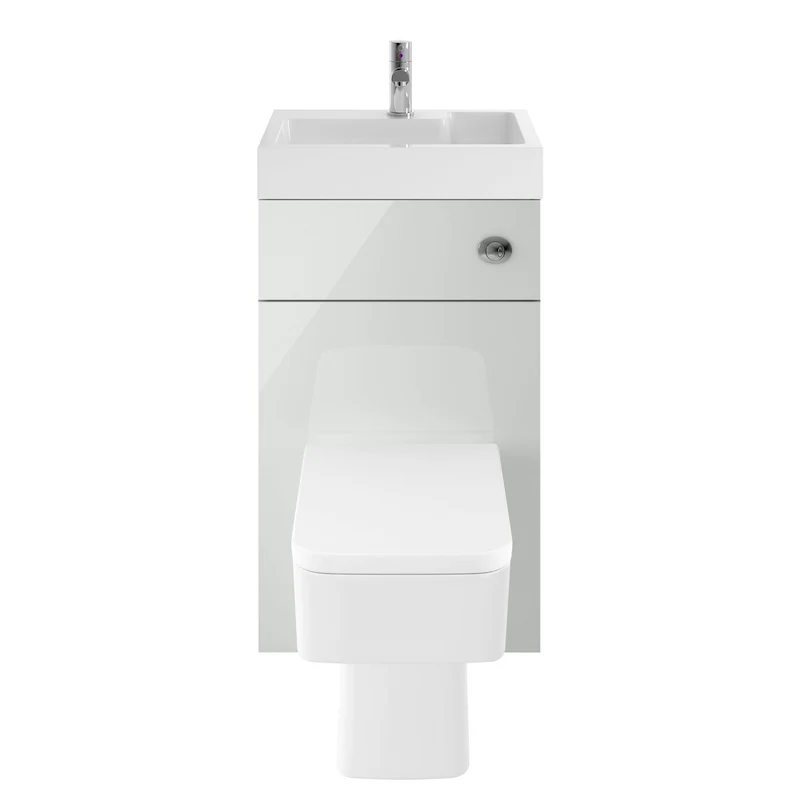 Cape 2 In 1 500 x 355mm WC & Vanity Unit With Basin & Concealed Cistern