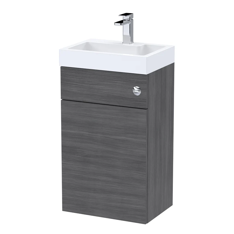 Cape 2 In 1 500 x 355mm WC & Vanity Unit With Basin & Concealed Cistern