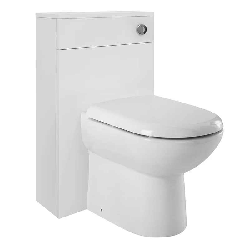 Nuie Eden 500 x 200mm WC Unit (Without Cistern) - Gloss White