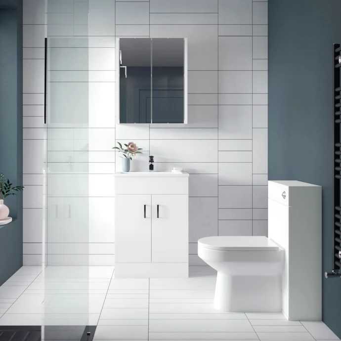 Nuie Eden 500 x 200mm WC Unit (Without Cistern) - Gloss White