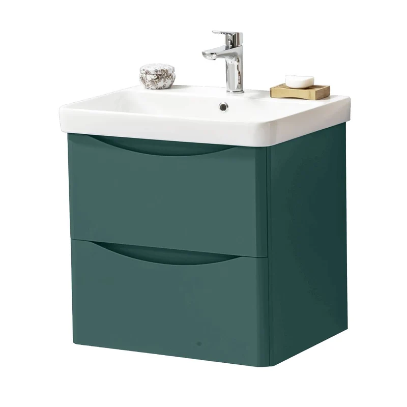 Happi 600mm Wall Hung Vanity Unit & Basin - Goblin