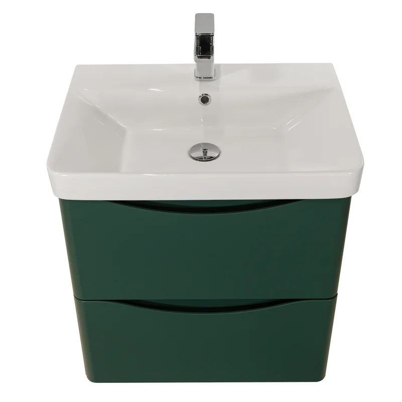 Happi 600mm Wall Hung Vanity Unit & Basin - Goblin