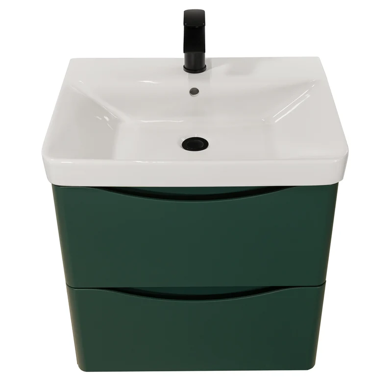Happi 600mm Wall Hung Vanity Unit & Basin - Goblin