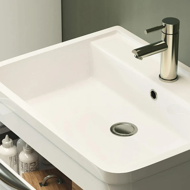 Nuie Parade 600 x 450mm Floor Standing Vanity Unit With 2 Drawers & Basin