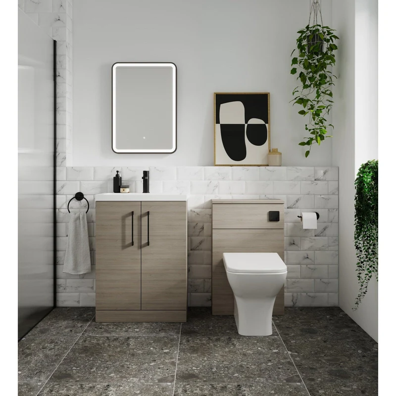 Lana 300 x 253mm Wall Hung Tall Unit With 1 Door