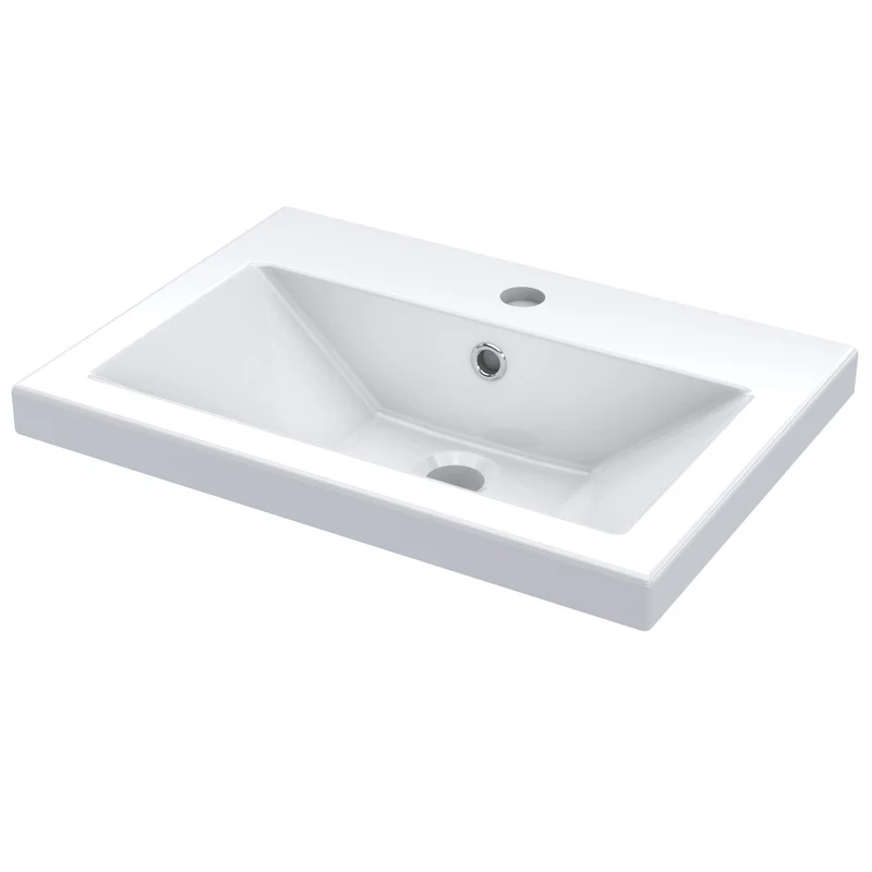 Lana Compact 500 x 353mm Floor Standing Vanity Unit With 2 Doors & Basin