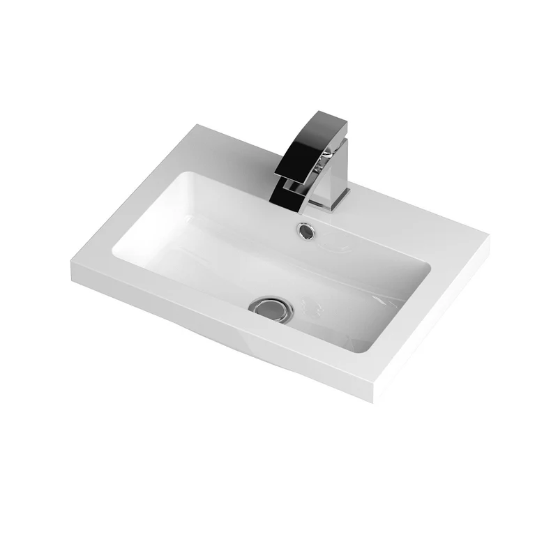 Lana Compact 500 x 353mm Floor Standing Vanity Unit With 2 Doors & Basin
