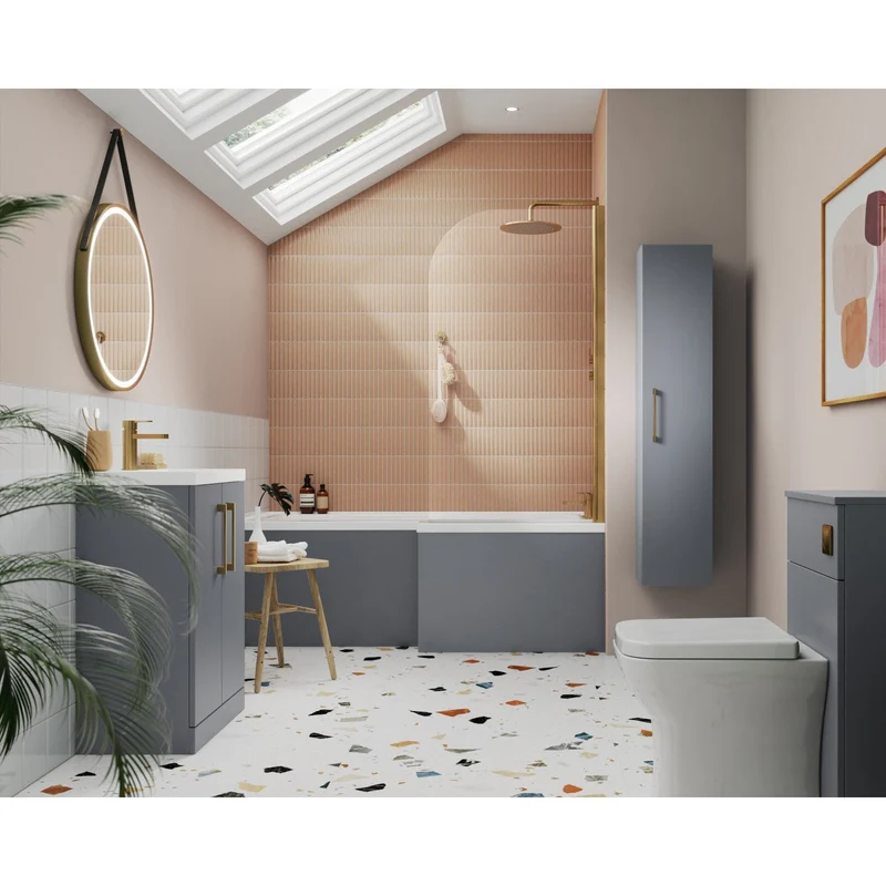Lana 800 x 383mm Wall Hung Vanity Unit With 1 Drawer & Ceramic Basin