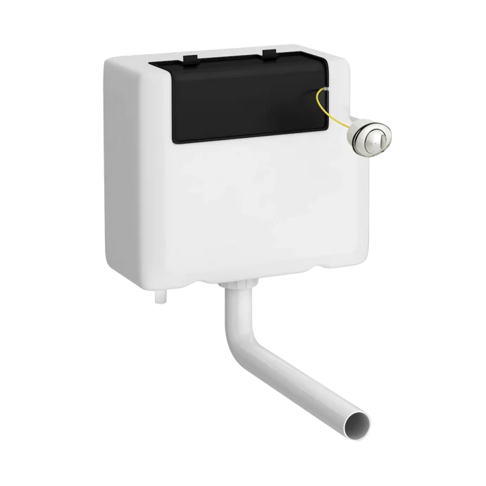 Universal Access Dual Flush Concealed Cistern With Dual Flush Button - Bottom Inlet