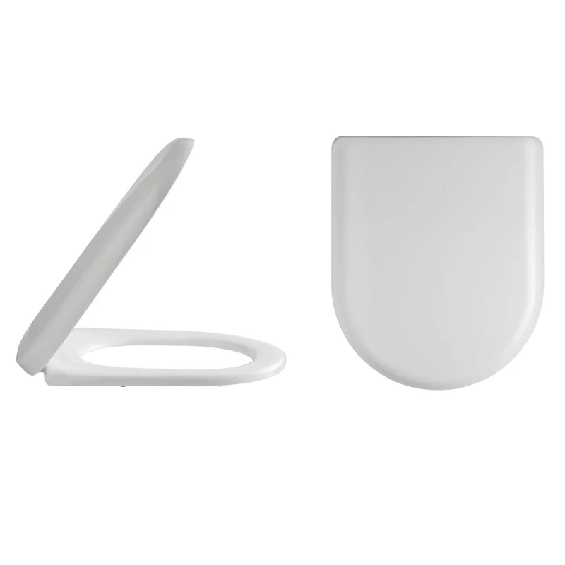 Nuie Luxury D Shape Soft Close Seat With Top Fixing & Quick Release