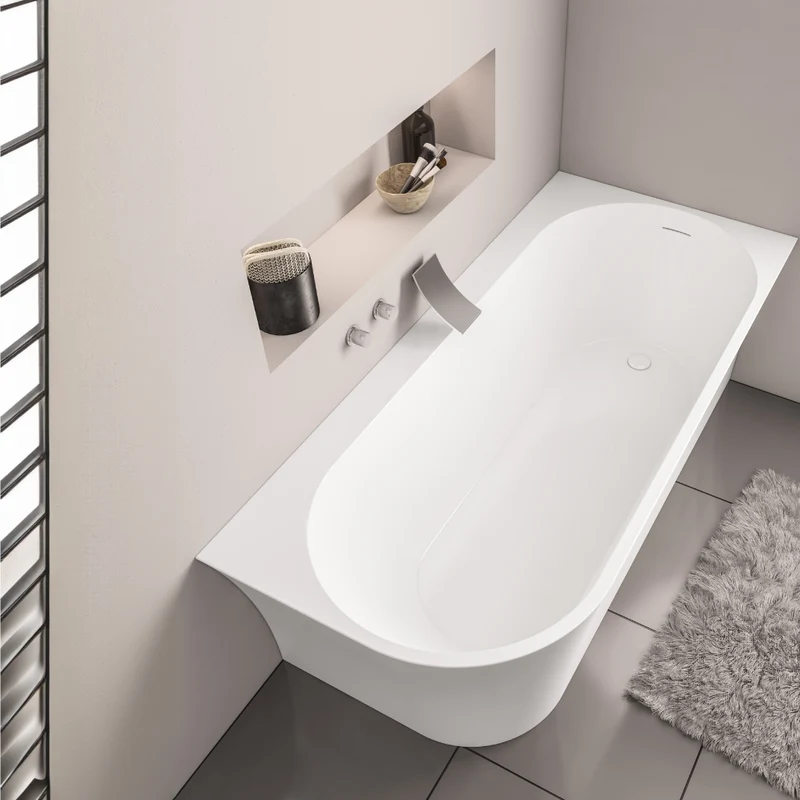 Radcot 1650 x 750mm LH Bath - White