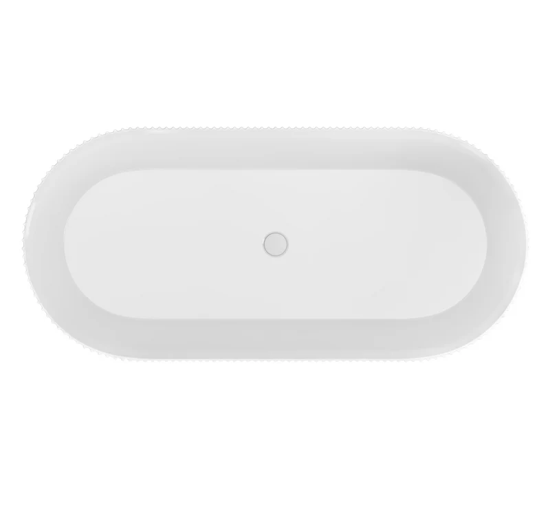 Sandford 1600mm Freestanding Bath Inc Waste - White
