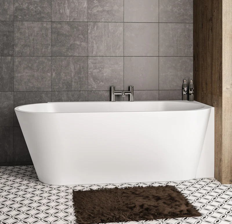 Bray 1600mm Right Hand Bath inc waste