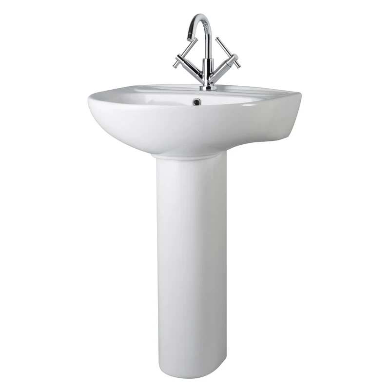 Nuie Melbourne 550 x 475mm Basin & Pedestal
