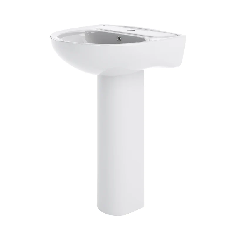Nuie Lawton 550 x 480mm Basin & Pedestal