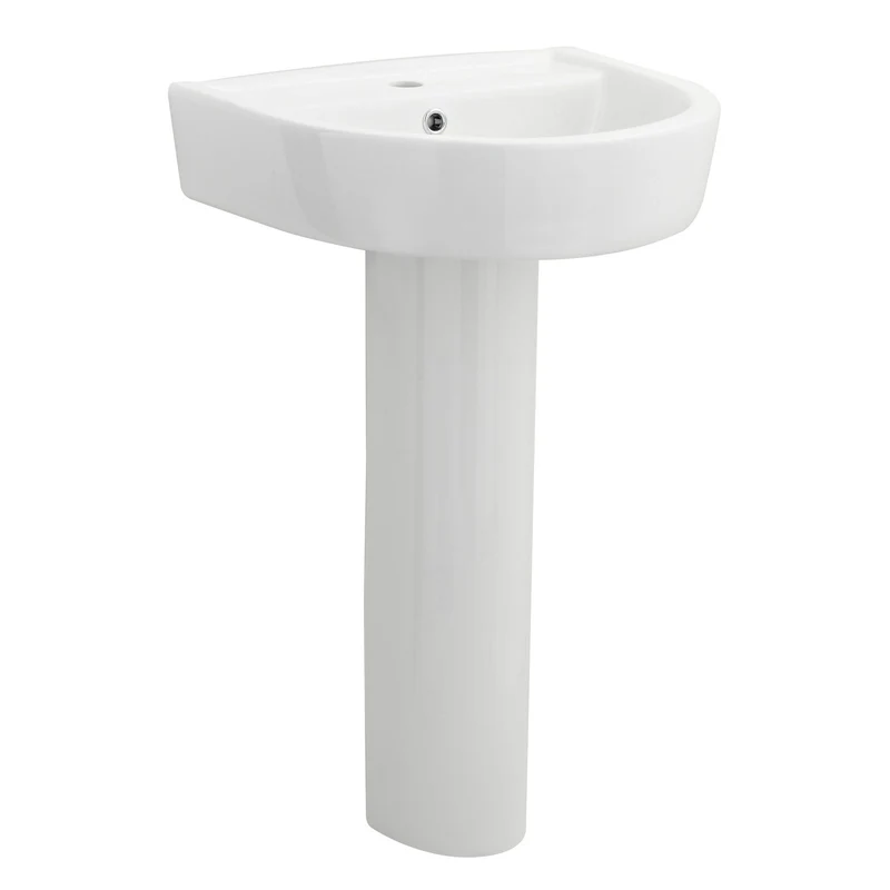 Nuie Provost 520 x 450mm Basin & Pedestal