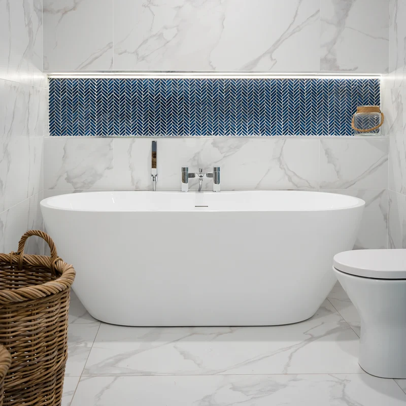 Viktor Benson Quito 1555mm Freestanding Double Ended Bath