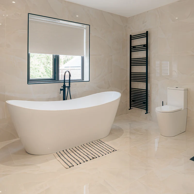 Viktor Benson Taha 1800 x 800 Freestanding Double Ended Bath