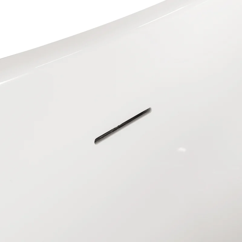 Viktor Benson Taha 1700 x 800 Freestanding Double Ended Slipper Bath - Black