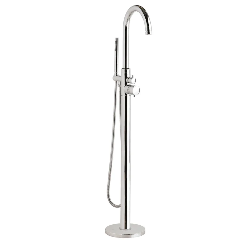 Hudson Reed Tec Lever Thermostatic Single Lever Floor Standing Bath Shower Mixer - Chrome