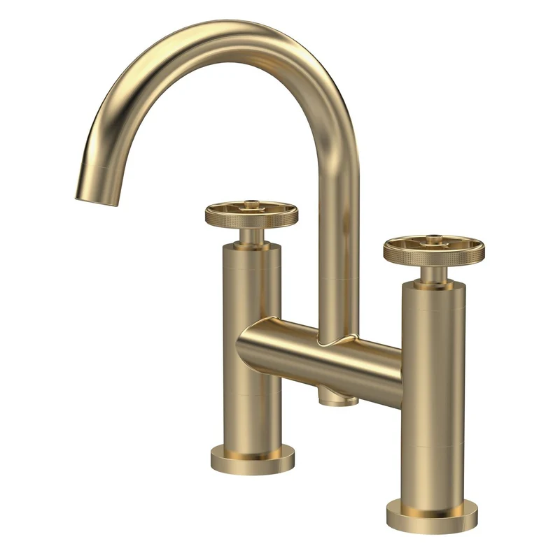 Hudson Reed Revolution Bath Filler - Brushed Brass