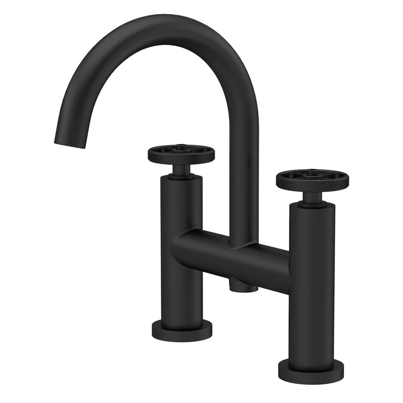 Hudson Reed Revolution Bath Filler - Matt Black