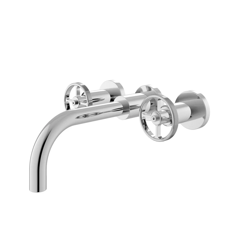 Hudson Reed Revolution Wall Mounted Basin Mixer - Chrome