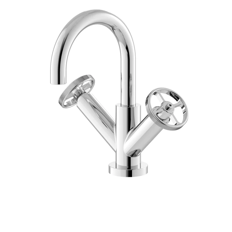 Hudson Reed Revolution Mono Basin Mixer With Waste - Chrome