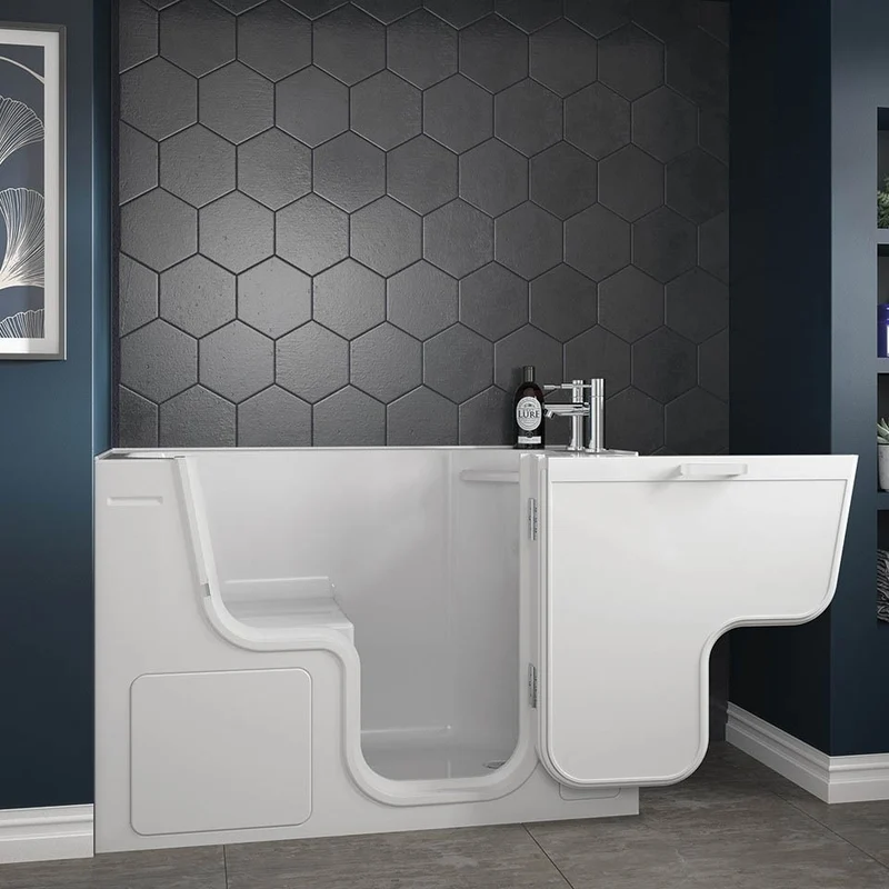 Bathe Easy Serenity 1300 x 750mm Easy Access Deep Bath & Panels - Right Hand