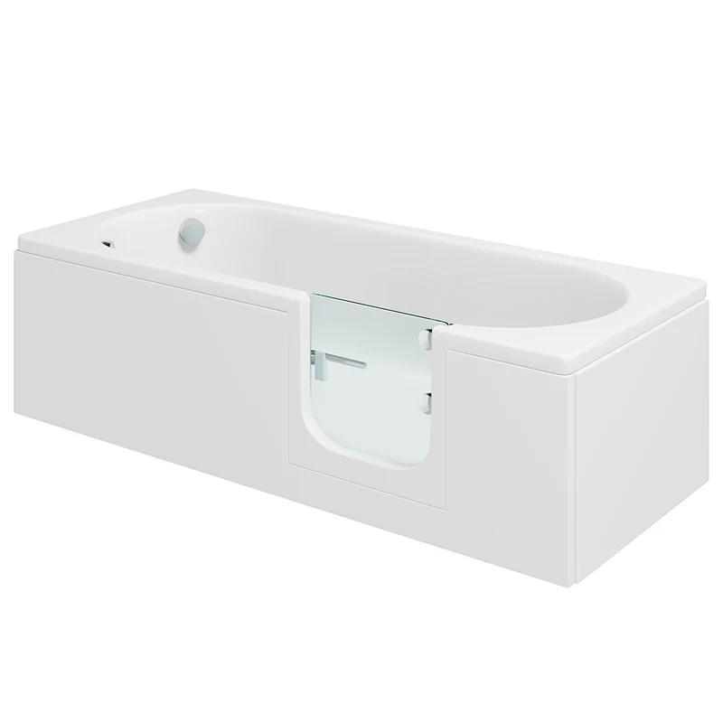 Bathe Easy Cascade 1500mm Easy Access Straight Bath & Panels - Right Hand
