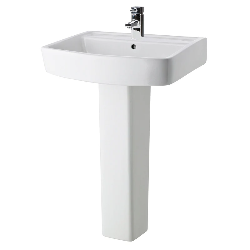 Nuie Bliss 600 x 450mm Basin & Pedestal