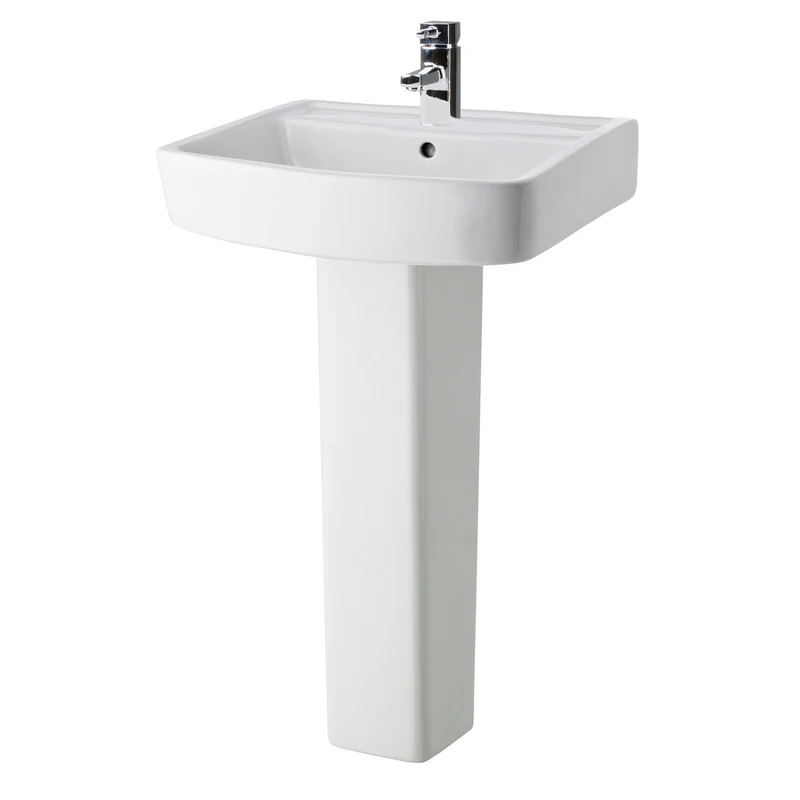 Nuie Bliss 520 x 420mm Basin & Pedestal