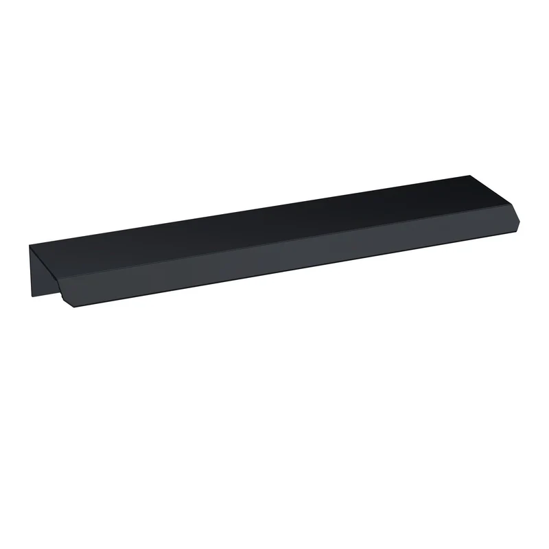 Finger Pull Furniture Handle - Matt Black