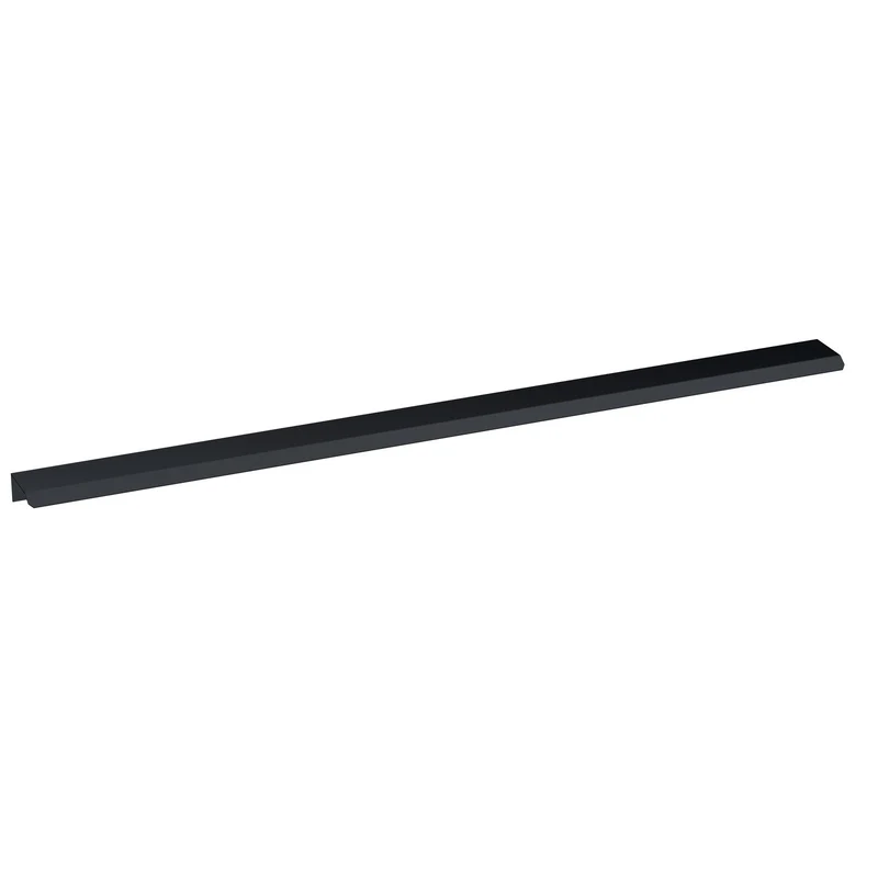 Finger Pull Furniture Handle - Matt Black