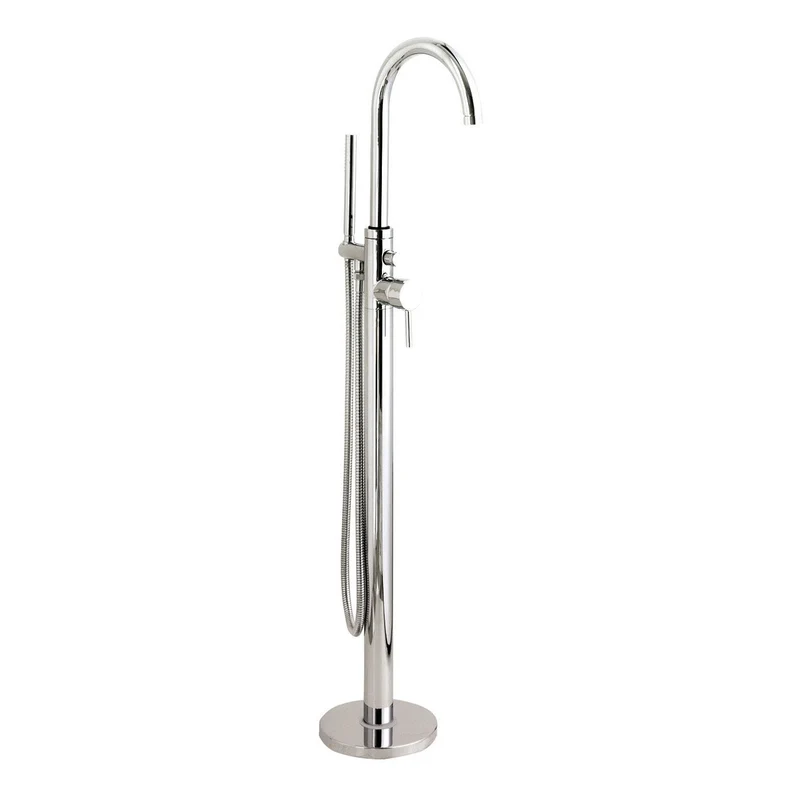 Hudson Reed Tec Lever Single Lever Floor Standing Bath Shower Mixer - Chrome