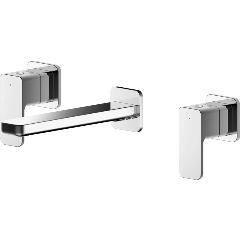 Cape 3 Hole Wall Mounted Basin Mixer