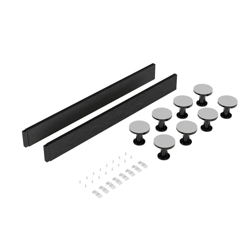 Slate Effect Easy Plumb Riser Kit For 1000mm Rectangular & Square Shower Trays