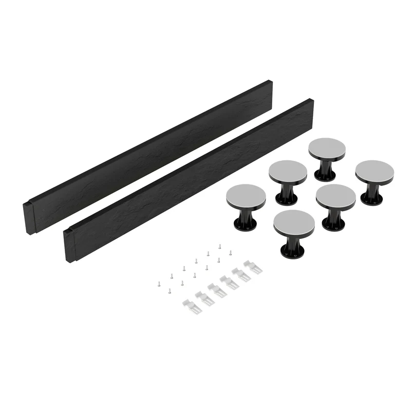 Slate Effect Easy Plumb Riser Kit For 700-900mm Rectangular & Square Shower Trays