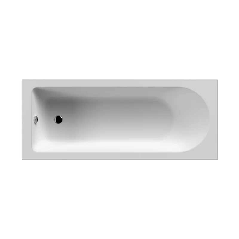 Nuie Barmby Standard Single Ended Bath 1700 X 700mm Contemporary European White Acrylic