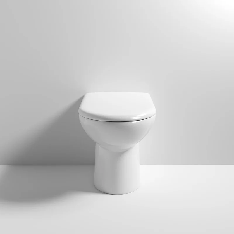 Hudson Reed D Shape Back To Wall Toilet & Soft Close Seat