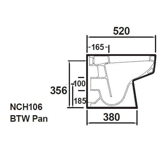 Hudson Reed Bliss Back To Wall Toilet & Soft Close Seat