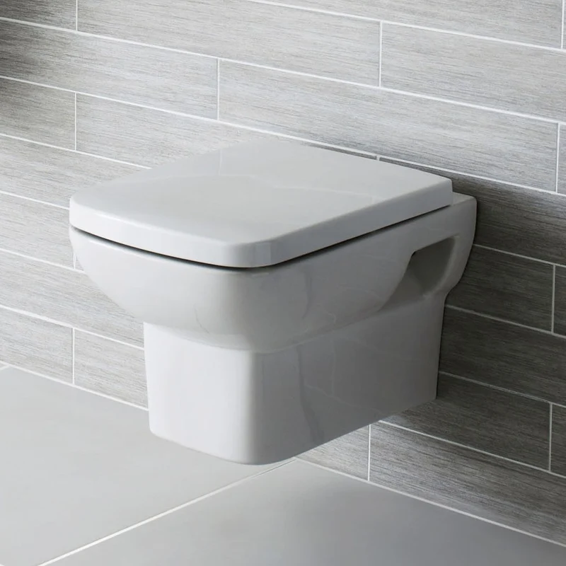 Hudson Reed Arlo Wall Hung Toilet & Soft Close Seat