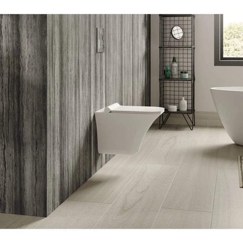 Hudson Reed Grace Rimless Wall Hung Toilet & Soft Close Seat