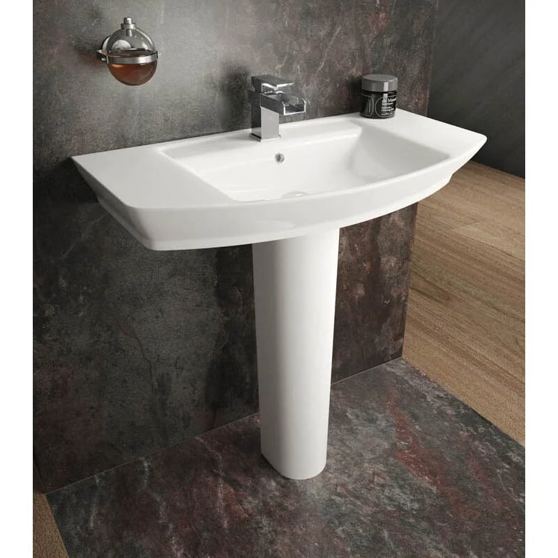 Hudson Reed Maya 850mm Basin & Full Pedestal