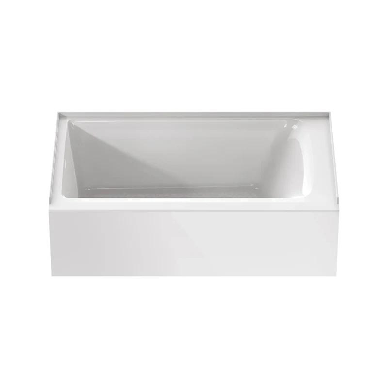 Aspirations - baignoire à tablier intégral de 60 x 36 pouces avec drain à gauche