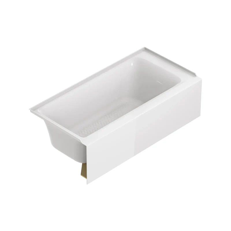 Aspirations - baignoire à tablier intégral de 60 x 30 pouces avec drain à gauche